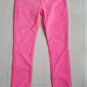 $140 HUDSON MidRise NICO Super Skinny Ankle RAW HEM Jeans VIVID PINK ( 24 )