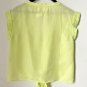 Cloth & Stone Anthropologie Coralie Tie-Front V-Neck Blouse Light Green ( M )