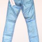 $250 THE SINCLAIR MFGRP Metallic BLUE Romance SKINNY Slim JEAN Coe The Fixed 24