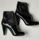 JP Tod's Leather Gomma Stitching Detail Booties Black ( 41 ) JP Tod's Leather Gomma Stitching Detail Booties Black ( 41 )