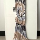 Young Fabulous & Broke YFB Racer Tie Dye Gathered Maxi Dress ( XS )
