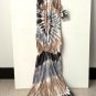 Young Fabulous & Broke YFB Racer Tie Dye Gathered Maxi Dress ( XS )