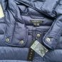 Theory Hoodie Nealia Quilted Long Jacket Navy ( S )