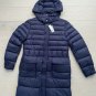 Theory Hoodie Nealia Quilted Long Jacket Navy ( S )