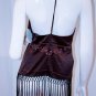 ELLE MACPHERSON Intimates HARLOT Fringe HALTER Camisole FREE SHIPPING
