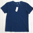 AG Adriano Goldschmied Pocket Tee Shirt Washed Slate Indigo Cotton ( L )