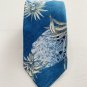 BONOBOS Handmade Neck Tie Blue Floral Linen