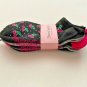Juicy Couture Set of 5 Pair Pack Ankle Socks Cherry Strawberry Print