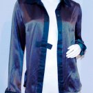 TIBI New York BOW Sleeves BLOUSE Button SHIRT 100% Silk FREE SHIPPING