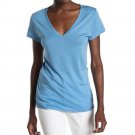 Vince V-Neck Little Boy Tee Aqua Blue ( M )