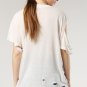 Diesel Destroyed Ripped with Holes Tee Cynth-A Heron Skull ( S )