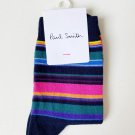 PAUL SMITH Women's Multi Stripe Socks ~ Made in England ~ One Size PAUL SMITH Women's Multi Stripe Socks ~ Made in England ~ One Size