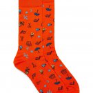 BUGATCHI Eclectic Symbol Socks Orange Made in Italy BUGATCHI Eclectic Symbol Socks Orange Made in Italy
