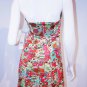 NANETTE LEPORE Deep SEA Pink MULTI Halter DRESS Side ZIP