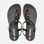 Ipanema Charm Sandal 23 Thong Flats Black Marble