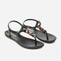 Ipanema Charm Sandal 23 Thong Flats Black Marble