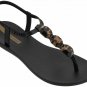 Ipanema Charm Sandal 23 Thong Flats Black Marble