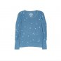 Chaser Starry Bolts Cozy Knit Puff Sleeve Pullover Top St.Croix ( M )