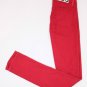 $195 HELMUT LANG New York 5-POCKET Jeans PANT Skinny SLIM OVERDYE Ember Red
