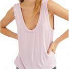 Free People Take The Plunge Tank Top Orchid Light ( XS )