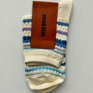 Missoni Multi Stripe Socks Ivory Blue Multi ( S )