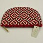 Fossil Unisex Zip Print Pouch Case 8" x 5"