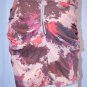 CYNTHIA ROWLEY Side RUCHING Draped SKIRT back ZIP Lined