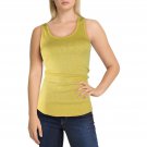 Sundry Long Fitted Racerback Rib Tank Yellow ( 3 )