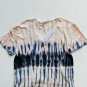 Young Fabulous & Broke YFB Tie Dye Linen Tee Blue/Peach ( L )