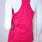 JUICY COUTURE Sleeveless CERISE Racerback TOP Yoga SHIRT Cotton SPORT ( M )