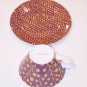 CACHAREL Mimosa Purple TEA CUP & SAUCER Delicate Fine Bone China FREE SHIPPING