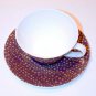 CACHAREL Mimosa Purple TEA CUP & SAUCER Delicate Fine Bone China FREE SHIPPING