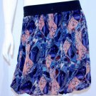 VIVIENNE x Vivienne Tam Multi BUBBLE Skirt BLACK Waistband SHATTERED GLASS ( S )