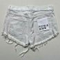 Pistola Destroyed Low-Rise Cutoff Gigi Denim Shorts White ( 27 )