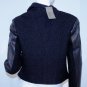 LINE KNITWEAR Runway Caviar BLACK Cardigan JACKET Pigskin WOOL Blend 400$+