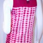 WD-NY Knit Tank Tie Dye Cotton FUSCHIA White ( M )