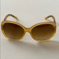 BURBERRY Brown YELLOW Shaded ITALY Square Shaped SUNGLASSES w/ Case B 4103 3259