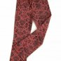 J Brand Selena Snakeskin Print Crop Bootcut Jeans Coated Kalani Boa ( 27 )
