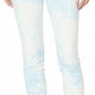 HUE U22465 Denim High Rise Skimmer Leggings Blue Sky ( XS )