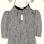 Heartloom Tassel Cold Shoulder Bri Striped Dress Onyx ( XS )