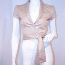 LOY AND FORD Women's Lace CROPPED Short JACKET Stripe LACE ( 2 )