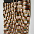FRENCH CONNECTION Stripe Knee Length SKIRT ( S )