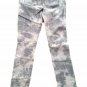 $238 J BRAND JEANS 8112 Mid-Rise Rail FAME Tie Dye DISTRESS at Knee TORN ( 27 )