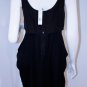 $285 THEORY Sack DRESS Draped NONAH Zip POCKETS ( 8 )