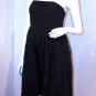 MICHAEL STARS Strapless LACE Dress with PLEATS Black ( 1 )