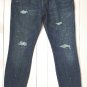$248 CURRENT ELLIOTT UNEVEN CUT SKINNY LOVED DESTROY Denim Jeans ( 32 )