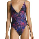 WE ARE HANDSOME The Sonic String Plunge One Piece Swimsuit ( M )