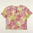 BCBGeneration Frill Floral Crop Top Pink ( M ) BCBGeneration Frill Floral Crop Top Pink ( M )