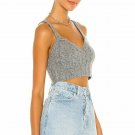 Free People Sunkeeper Cable Knit Cami Grey ( L ) Free People Sunkeeper Cable Knit Cami Grey ( L )