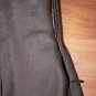REBECCA TAYLOR Linen SKIRT Ash Grey STRAIGHT Cut Side ZIP Built in BELT ( 6 )
